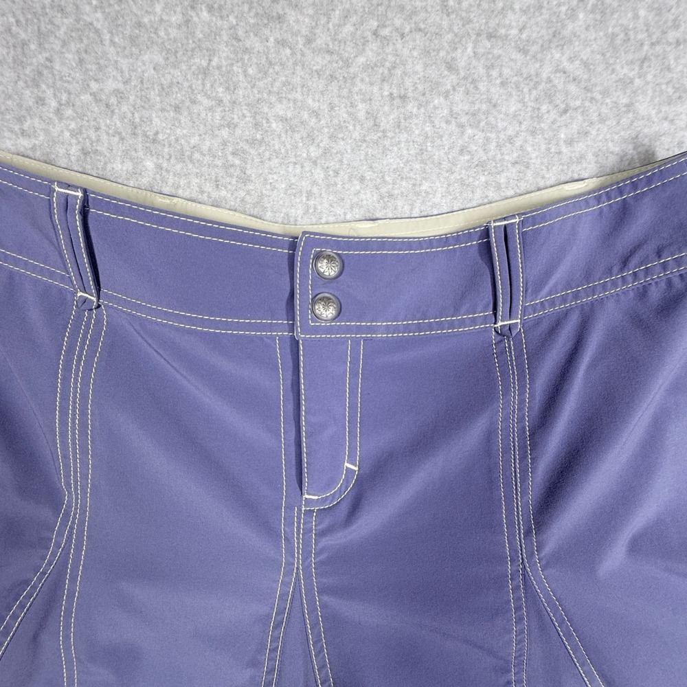 Athleta Skort Women 8 Purple Excellent Pleated Activewear Contrast Stitching - Picture 3 of 12